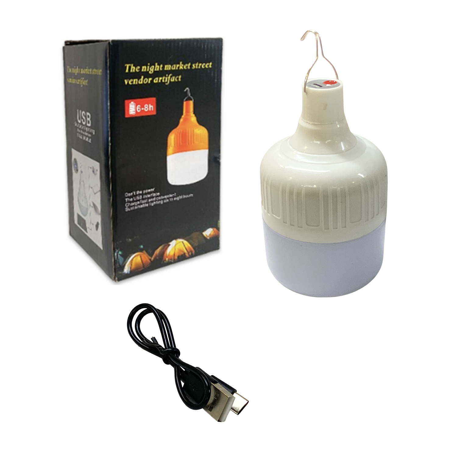 LAMPARA RECARGABLE LUZ BLANCA 30W USB