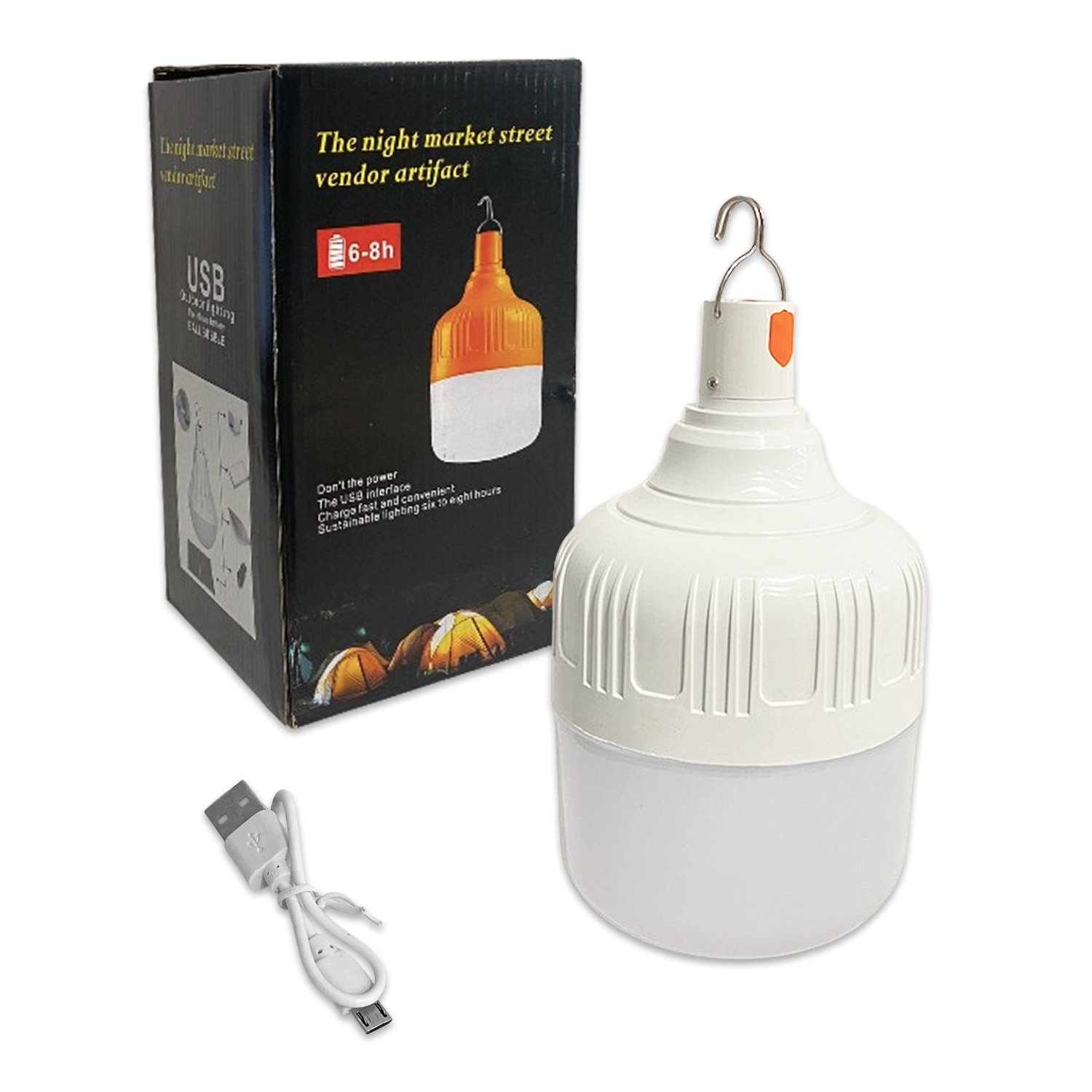 LAMPARA RECARGABLE LUZ BLANCA 50W USB