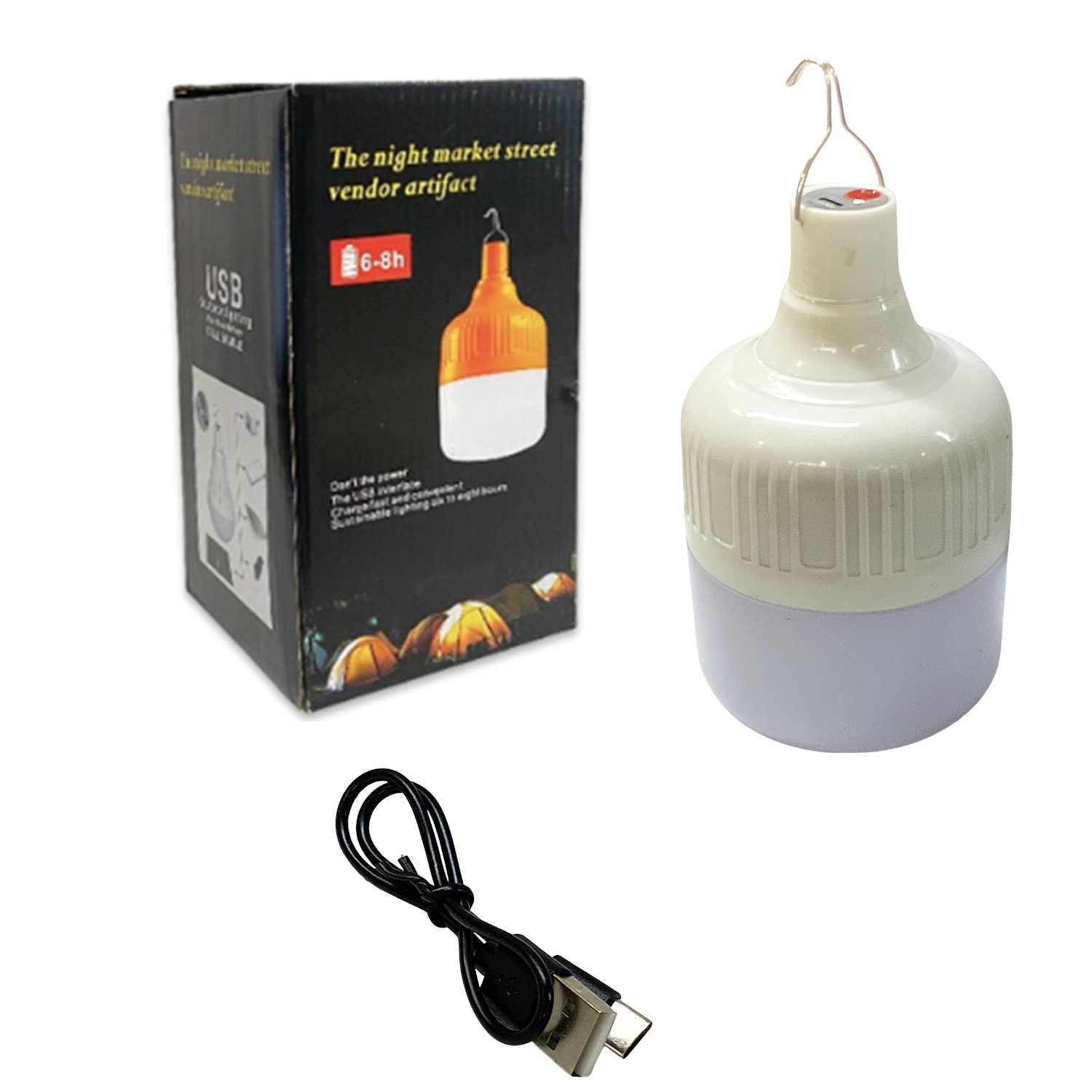 LAMPARA RECARGABLE LUZ BLANCA 50W USB