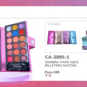 SOMBRA PARA OJOS BILLETERA MAYOMI BMR-3895-1