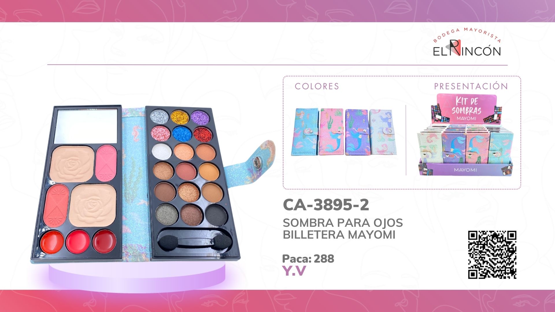 SOMBRA PARA OJOS BILLETERA MAYOMI BMR-3895-2