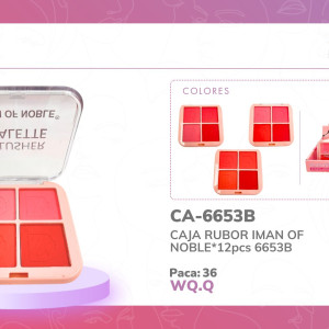 CAJA RUBOR IMAN OF NOBLE*12pcs 6653B