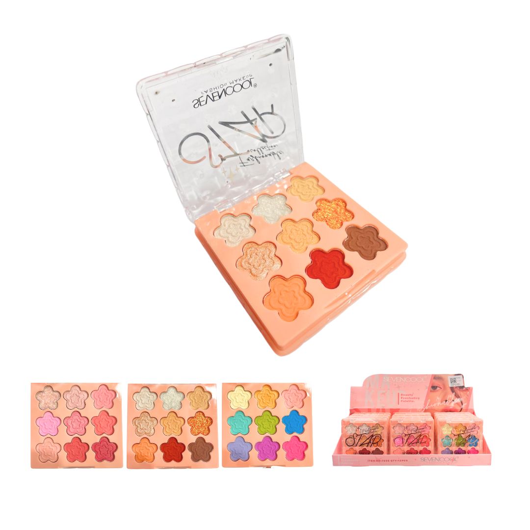 SOMBRA PARA OJOS SEVENCOOL *9TONOS 7035/7035A (CJ*12)