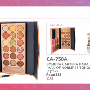 SOMBRA CARTERA PARA OJOS IMAN OF NOBLE*25 TONOS 758A (CJ*12)