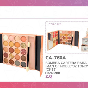 SOMBRA CARTERA PARA OJOS IMAN OF NOBLE*32 TONOS 760A (CJ*12)