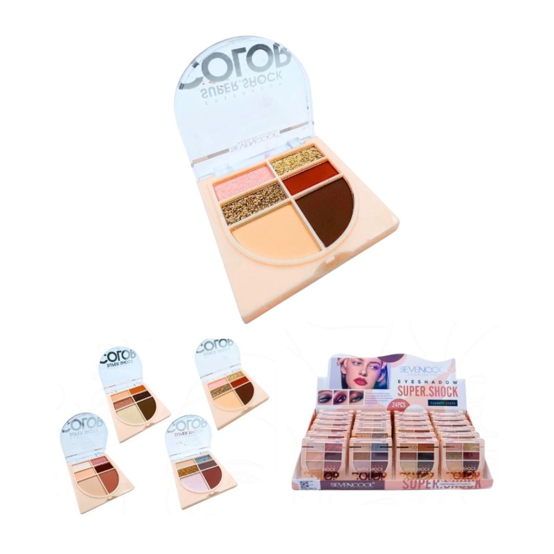 SOMBRA PARA OJOS SEVENCOOL*6 TONOS 818A (CJ*24)