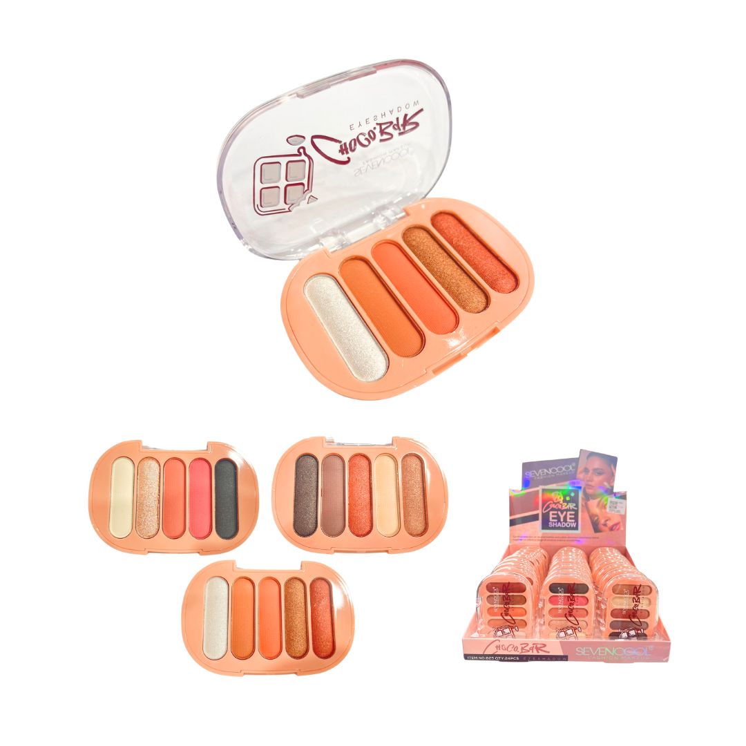 SOMBRA PARA OJOS SEVENCOOL *5TONOS 825/825A (CJ*24)