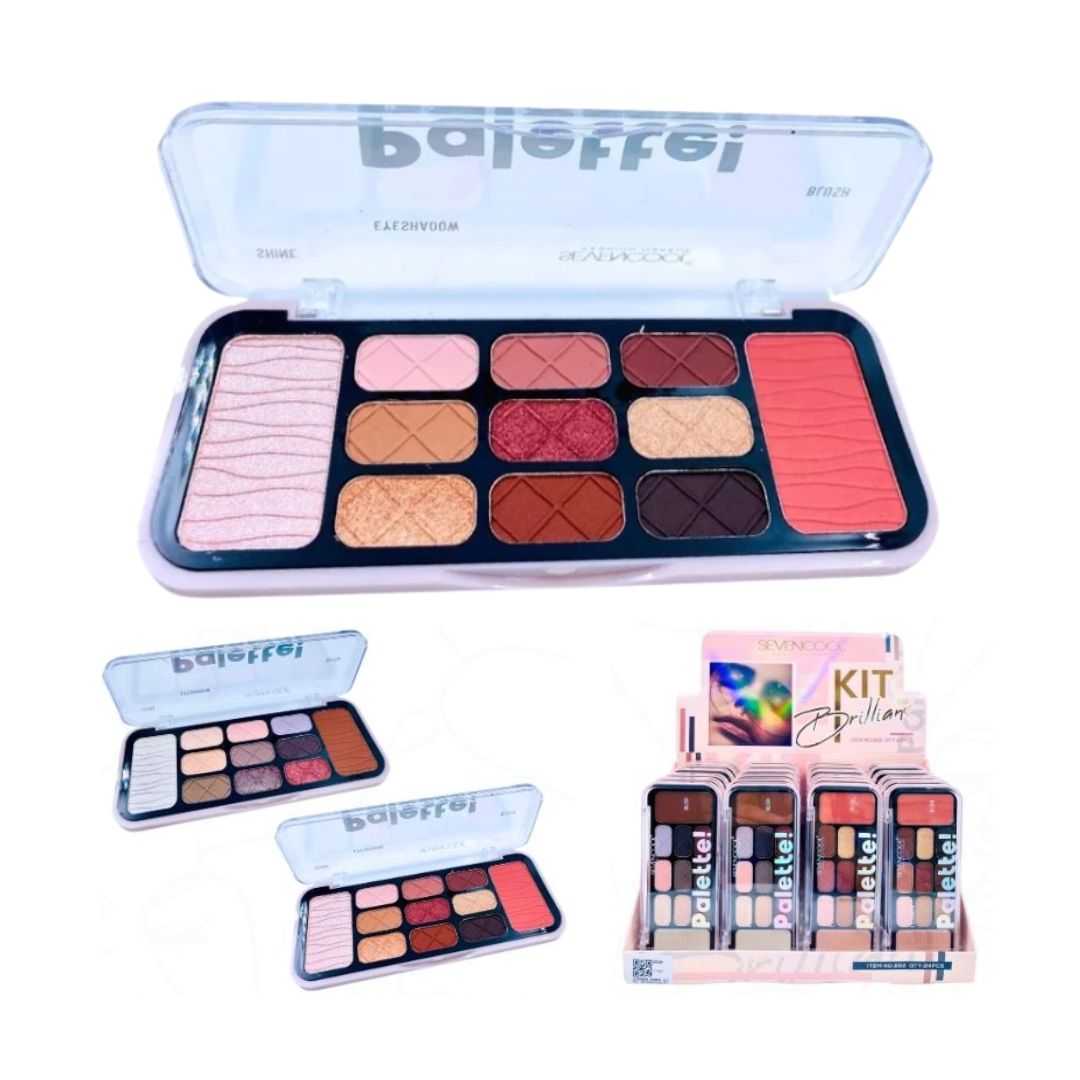 SOMBRA PARA OJOS SEVENCOOL*11 TONOS 852A (CJ*24)