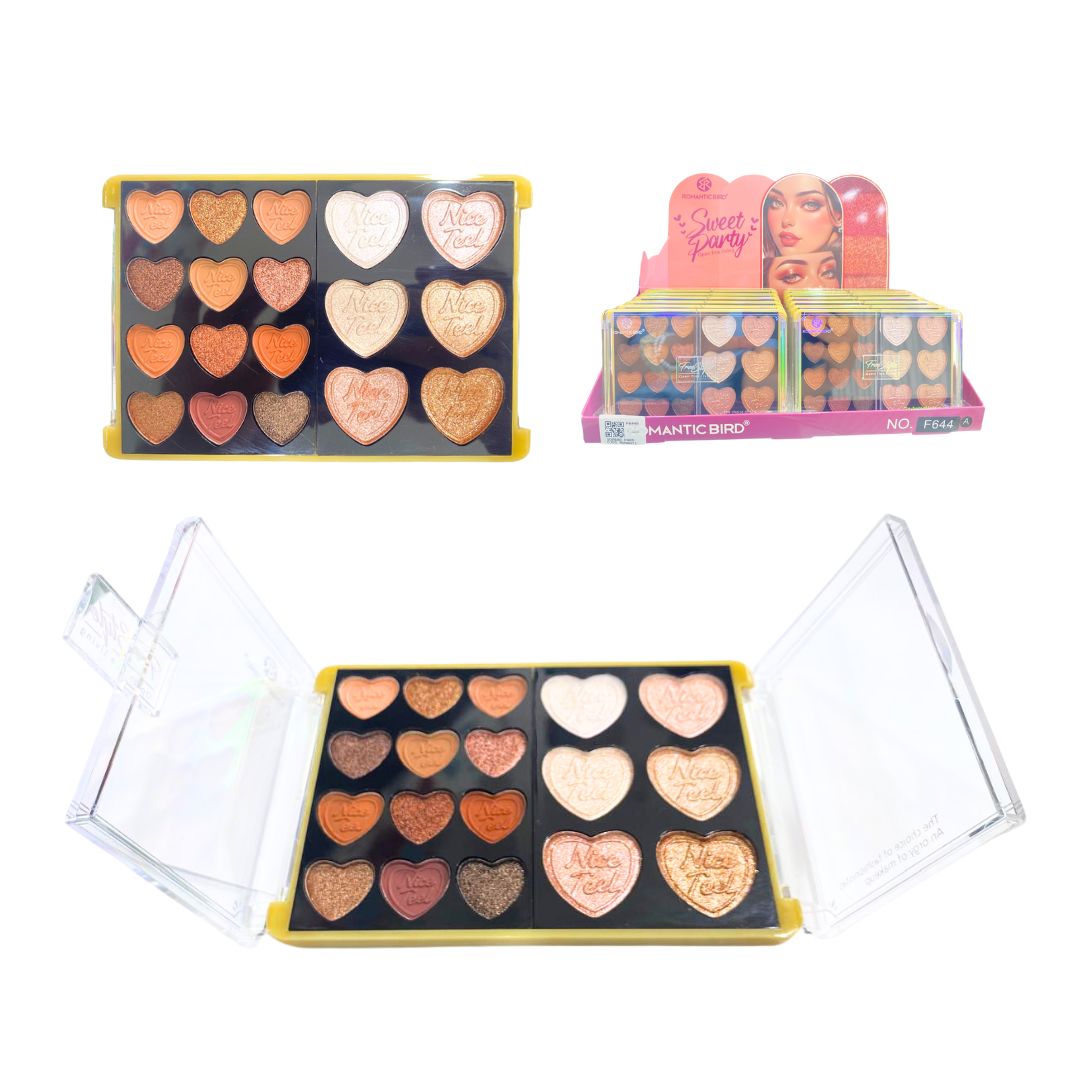 SOMBRA PARA OJOS ROMANTIC BIRD *18TONOS F644A (CJ*12)