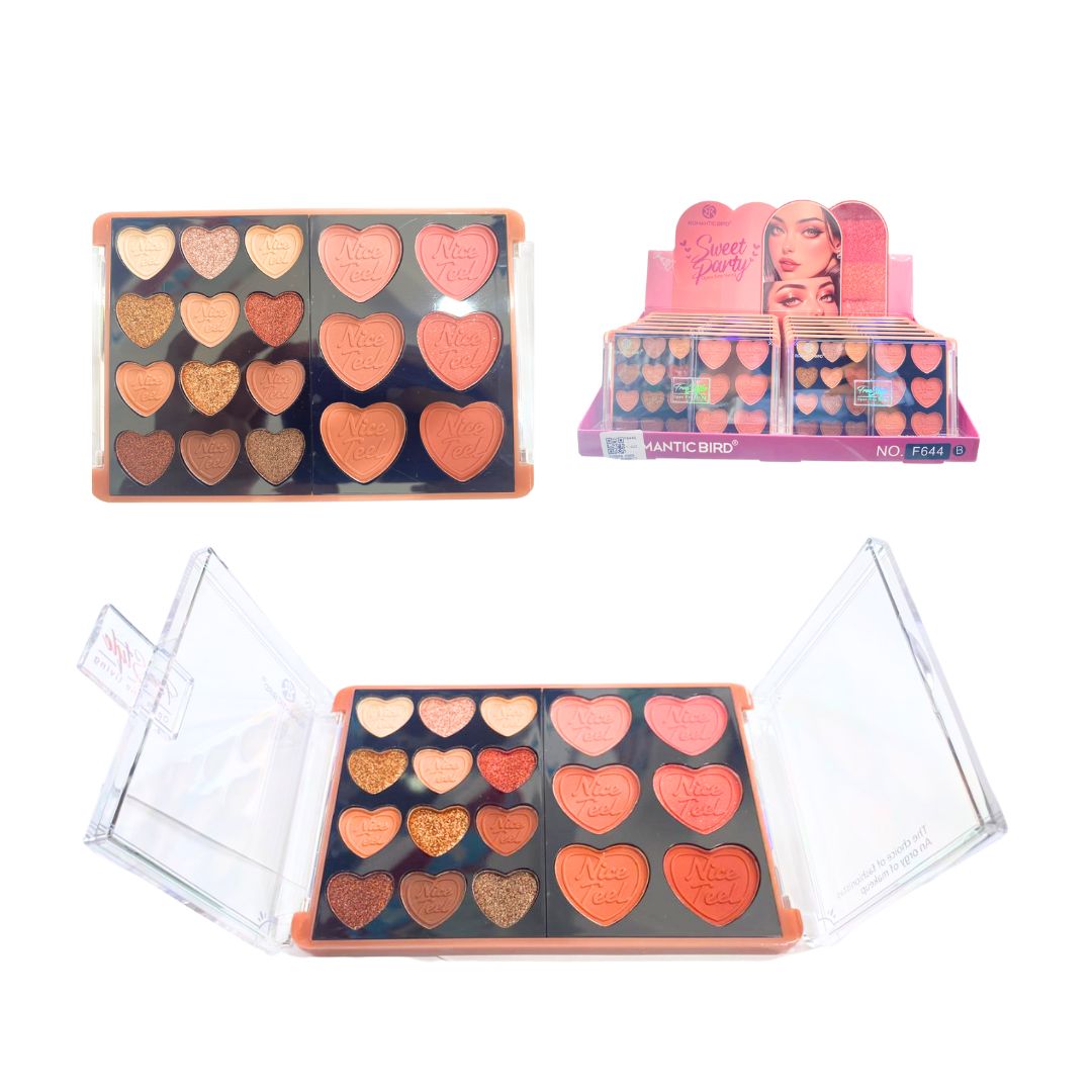 SOMBRA PARA OJOS ROMANTIC BIRD *18TONOS F644B (CJ*12)