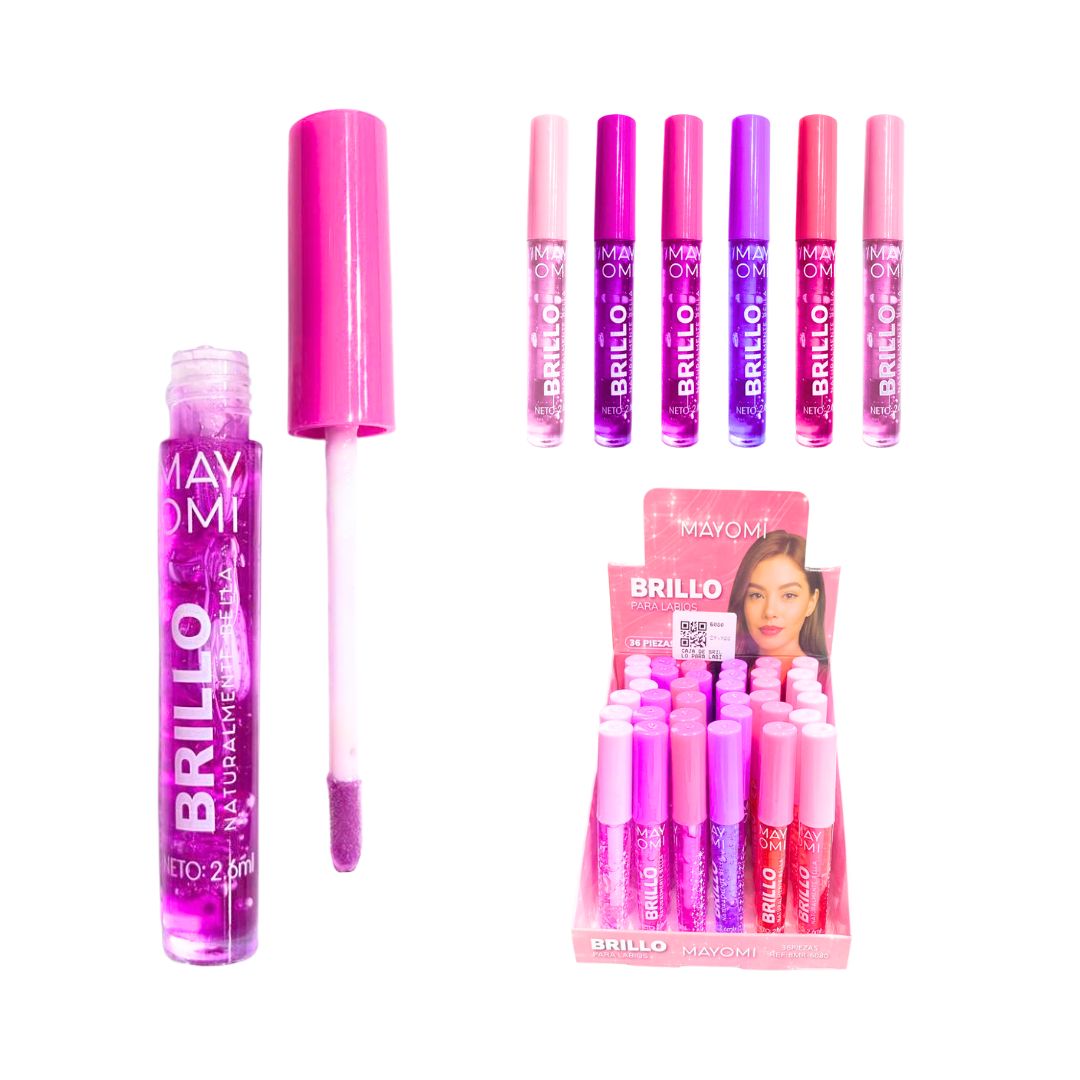 CAJA DE BRILLO PARA LABIOS MAYOMI (CJ*36) BMR-6080