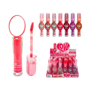 CAJA DE BRILLO LIPGLOSS LOVE KARITE*24PCS  70973-47