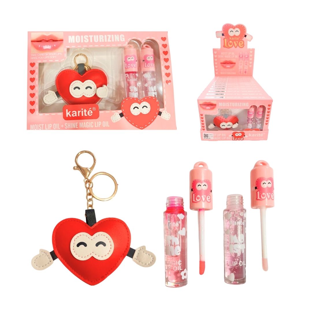 CAJA DE SET DE BRILLOS+LLAVERO KARITE *12PCS 71580-47AB