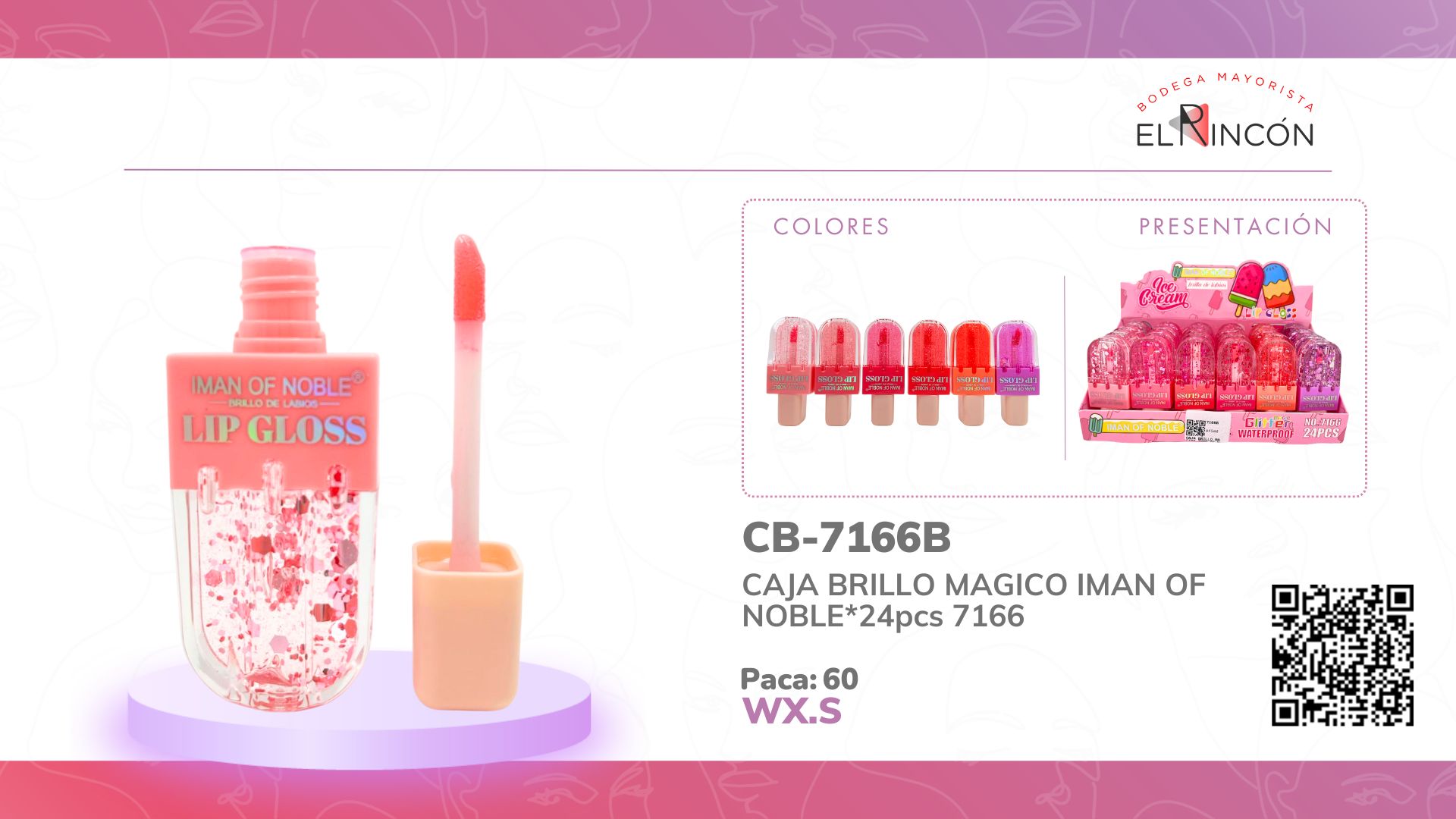 CAJA BRILLO MAGICO IMAN OF NOBLE*24pcs 7166