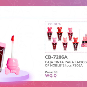 CAJA TINTA PARA LABIOS IMAN OF NOBLE*24pcs 7206A