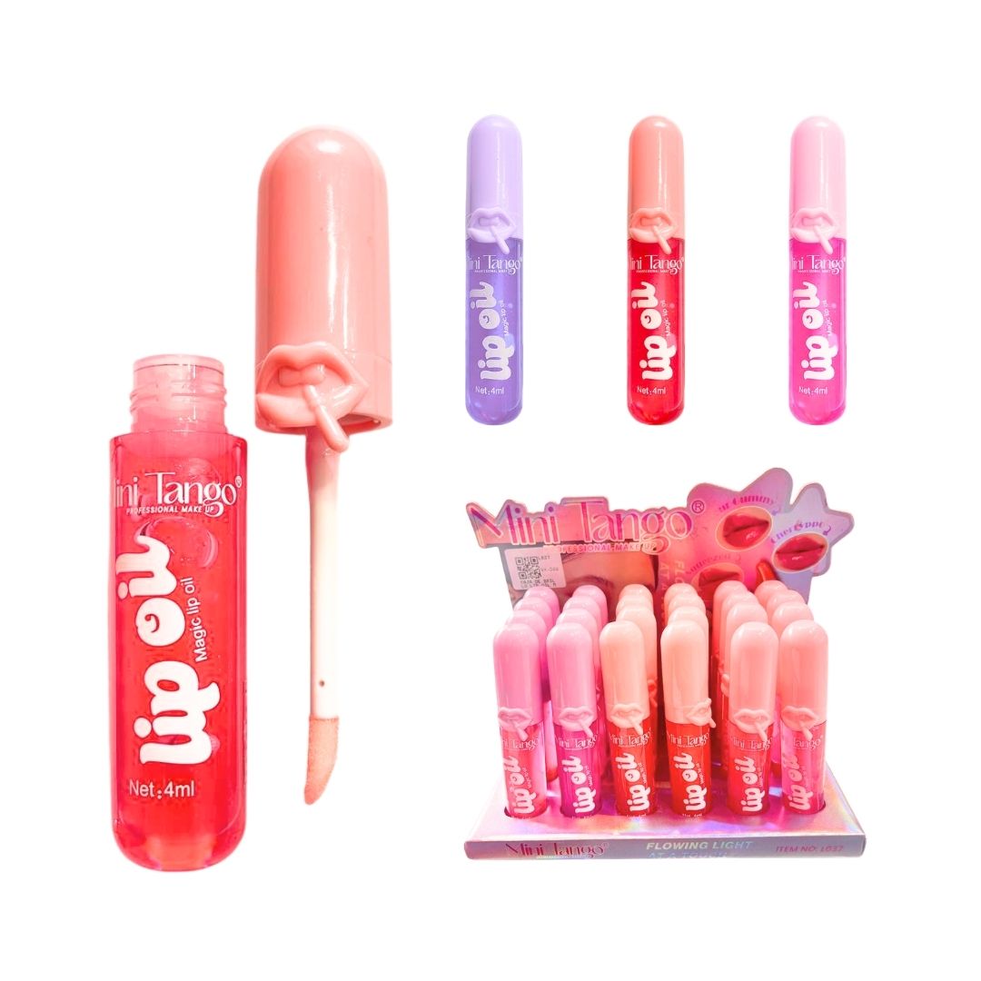 CAJA DE BRILLO LIP OIL MINI TANGO CJ*24 L037