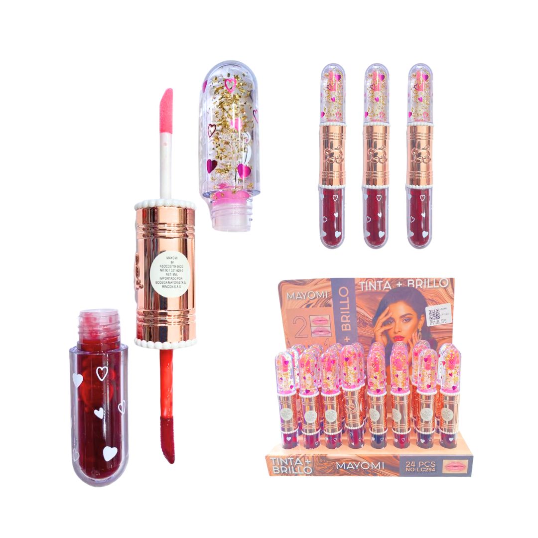 CAJA DE TINTA Y BRILLO 2EN1 MAYOMI (CJ*24) LC294