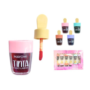 DISPLAY*12 DE TINTA PARA LABIOS PALETA MAYOMI LC835
