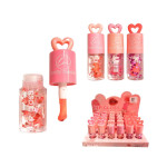 CAJA DE BRILLO LIPGLOSS CORAZON LUCKY MODEL CJ*24 ML8013B