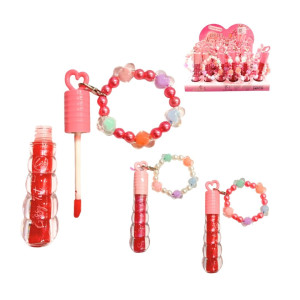 CAJA DE BRILLO LLAVERO LIP OIL LUCKY MODEL CJ*24 ML8037