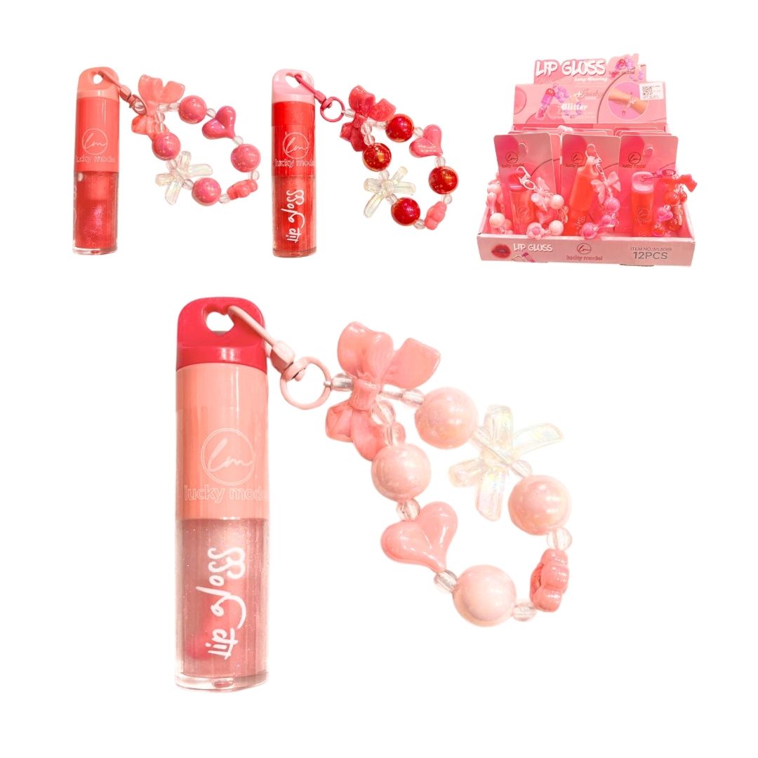 CAJA DE BRILLO LLAVERO VARTON INDIVIDUAL LIP GLOSS CJ*12 ML8069