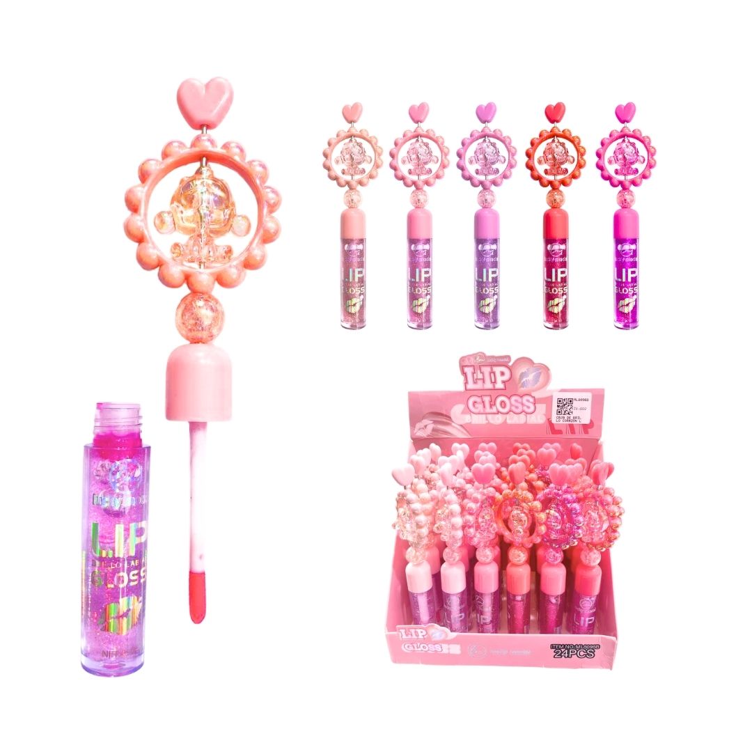 CAJA DE BRILLO CORAZON LUCKY MODEL CJ*24 ML8096B
