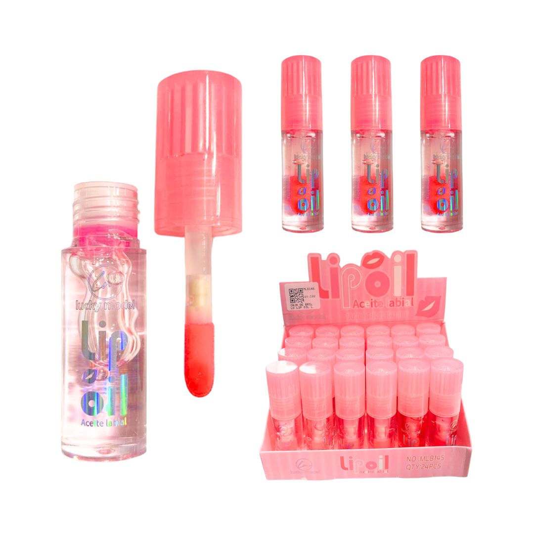 CAJA DE BRILLO LIP OIL LUCKY MODEL CJ*24 ML8145