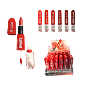 CAJA DE BRILLO LABIAL 2EN1 ROMANTIC BIRD CJ*24 RB286