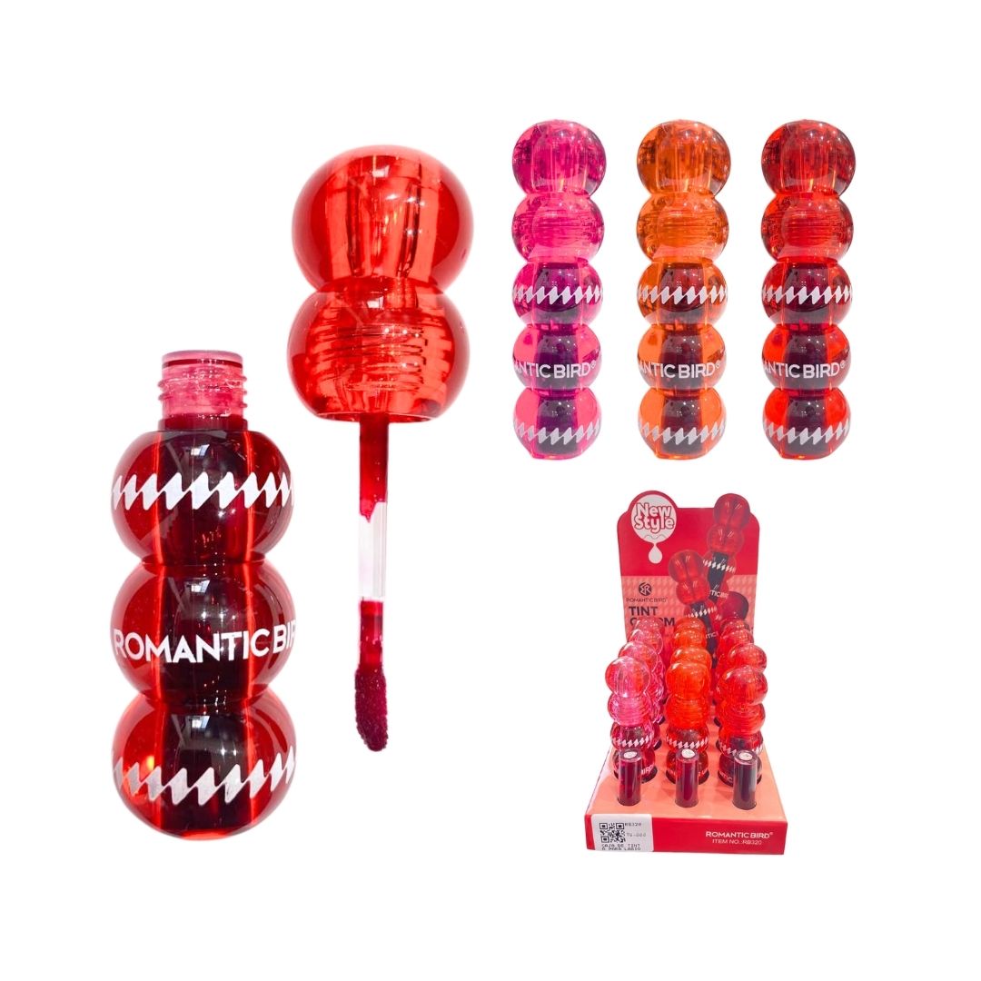 CAJA DE TINTA PARA LABIOS NEW STYLE ROMANTIC BIRD RB320 (CJ*12)