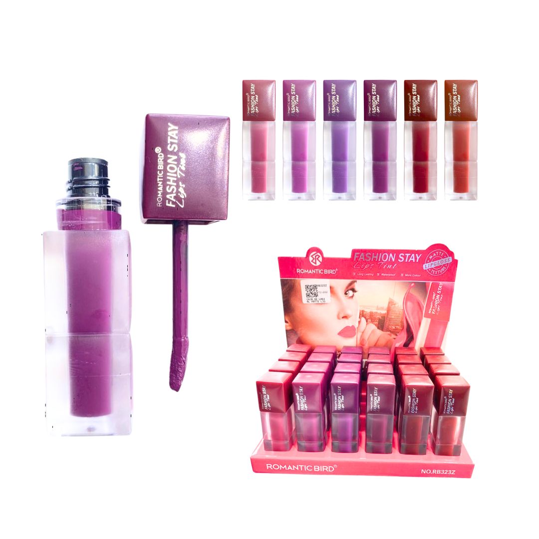 CAJA DE LABIAL MATTE LIQUIDO ROMANTIC BIRD CJ*24 RB323Z