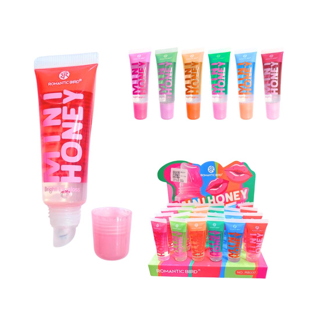 CAJA DE BRILLO MINI HONEY ROMANTIC BIRD CJ*24 RB337