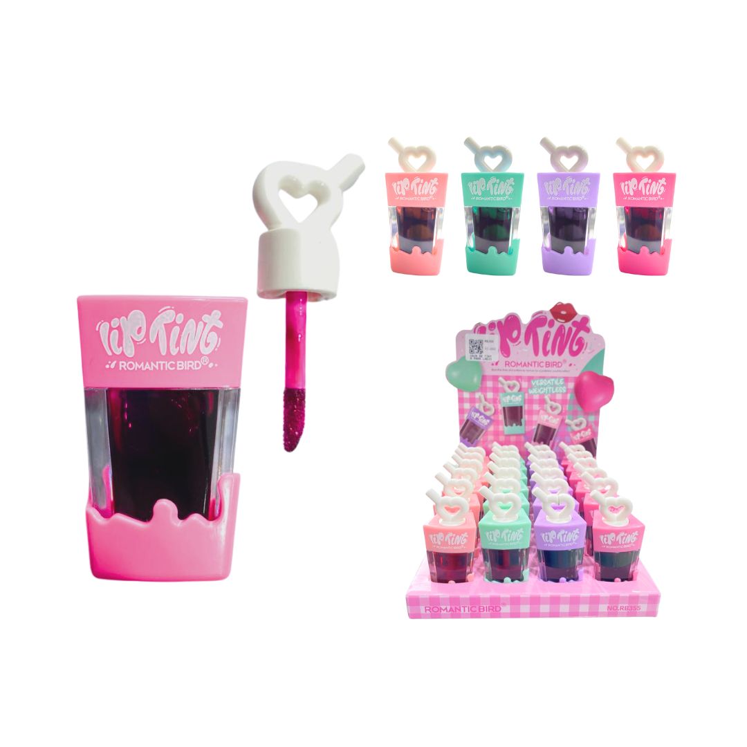 CAJA DE TINTA PARA LABIOS ROMANTIC BIRD RB355 (CJ*24)
