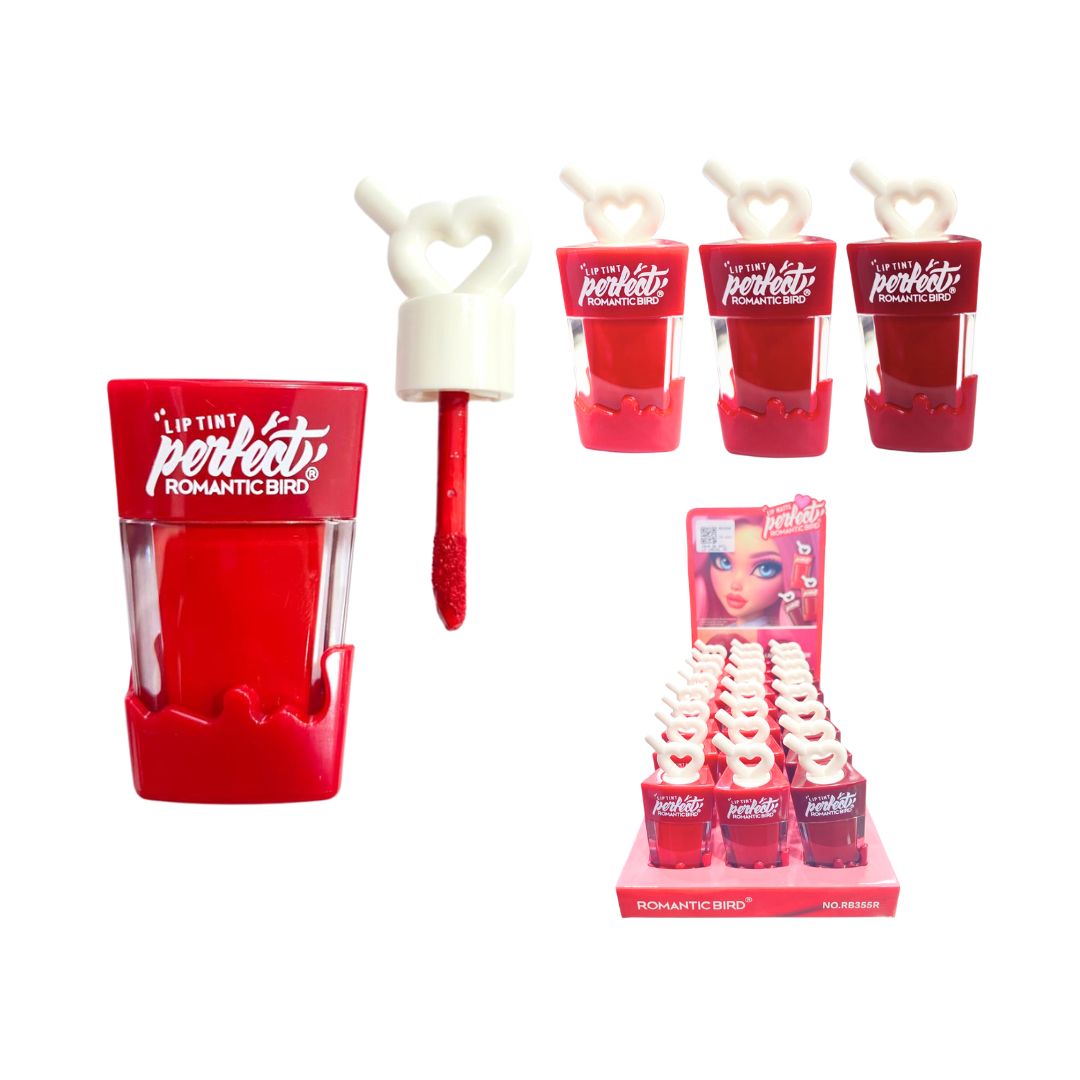 CAJA DE BRILLO LABIAL MATTE ROMANTIC BIRD RB355R (CJ*24)