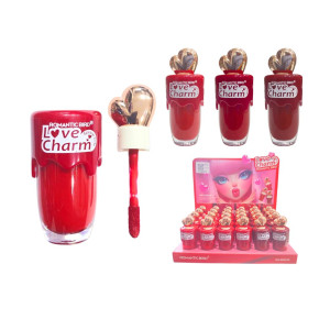 CAJA DE BRILLO LABIAL MATTE LOVE CHARM ROMANTIC BIRD RB357R (CJ*24)