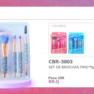SET DE BROCHAS FINO*5pcs BMR-3803