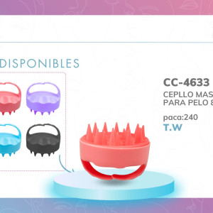 CEPILLO MASAJEADOR PARA PELO 8CM BMR-4633