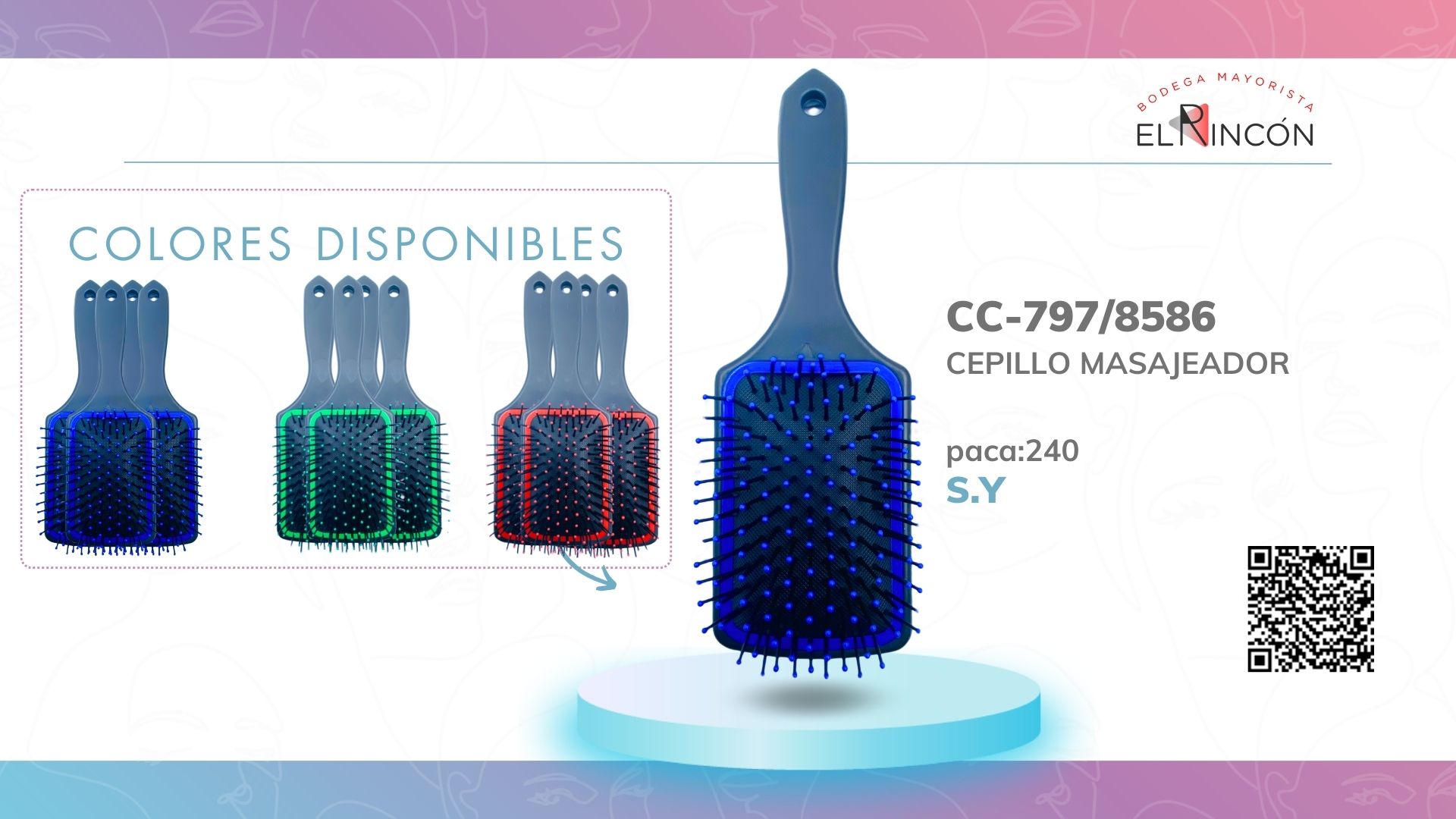 CEPILLO MASAJEADOR BMR-797