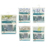 CORTINA DE BAÑO ESTAMPADA TIPO TELA 42G 170*180CM