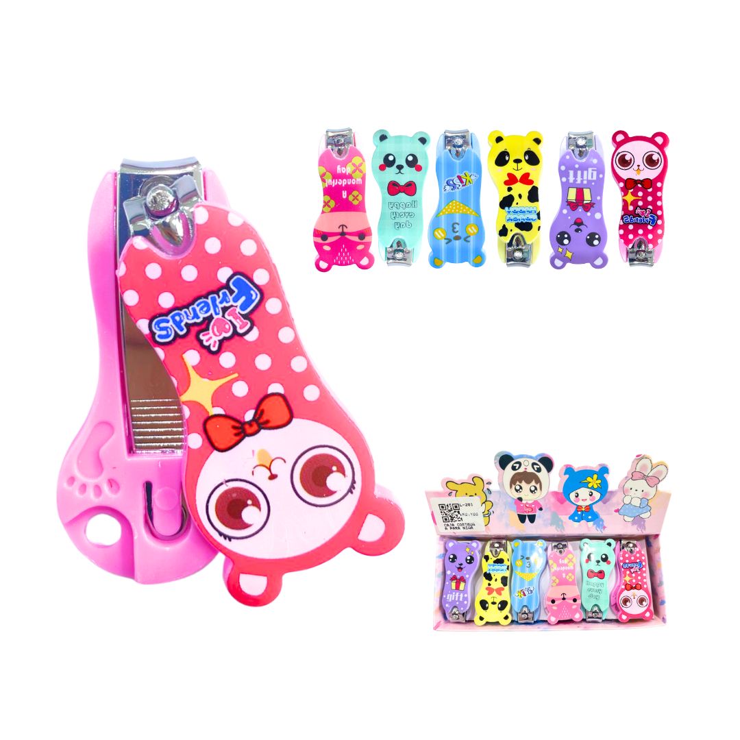 CAJA CORTAUÑA PARA NIÑA ESTAMPADO L-201