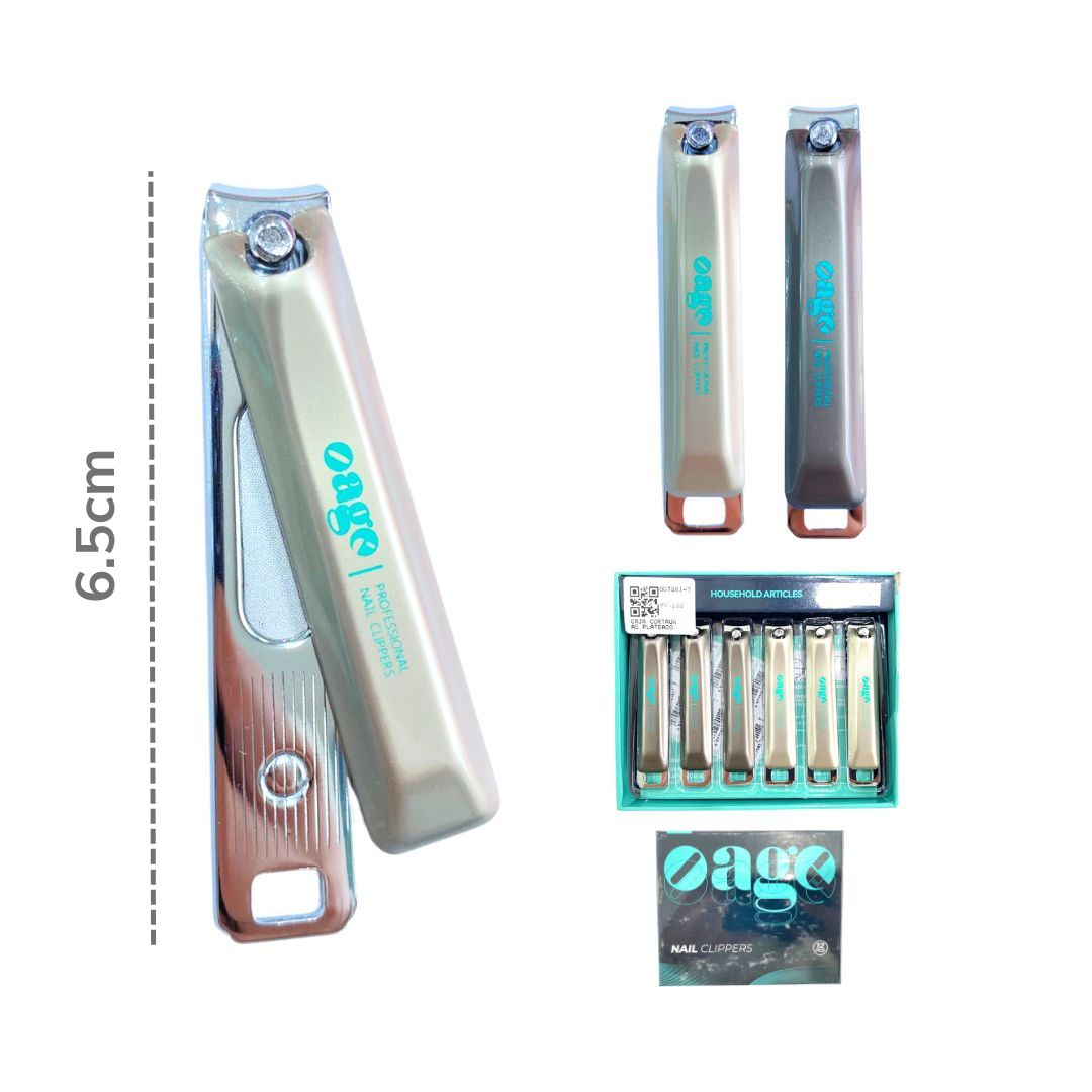 CAJA CORTAUÑAS PLATEADO OGT801-7