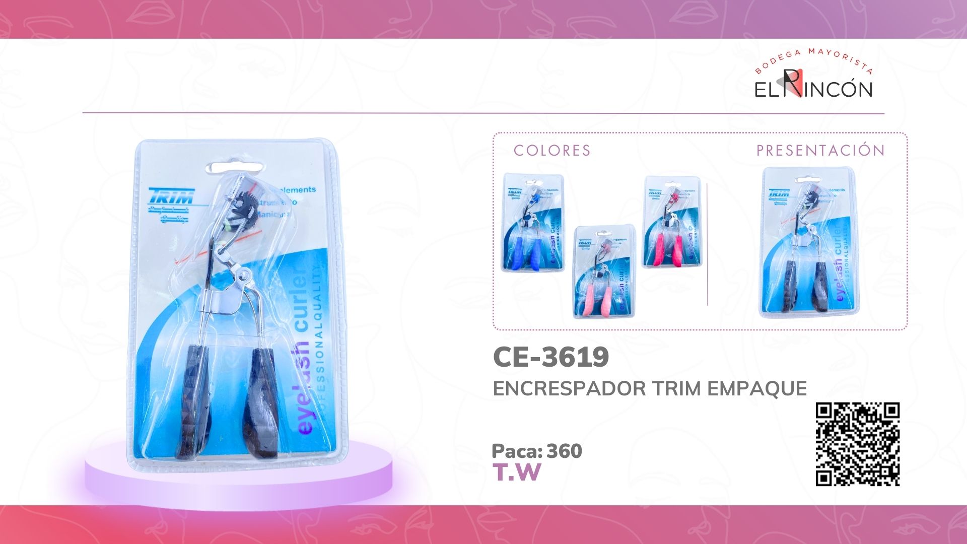 ENCRESPADOR TRIM EMPAQUE BMR-3619