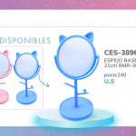 ESPEJO BASE OREJITAS 21cm BMR-3896-1