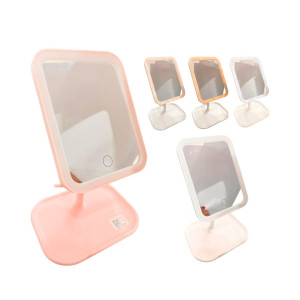 ESPEJO RECARGABLE CON LUZ 31cm BMR-3899-3