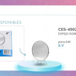 ESPEJO DOBLE CARA 4" BMR-4502