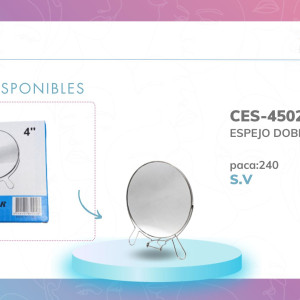 ESPEJO DOBLE CARA 4" BMR-4502
