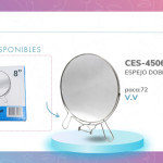 ESPEJO DOBLE CARA 8" BMR-4506