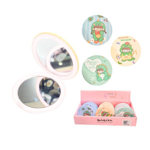 CAJA*12 ESPEJO LUJO DOBLE CARA ESTAMPADO BMR-6214-5