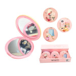 CAJA*12 ESPEJO LUJO DOBLE CARA ESTAMPADO BMR-6214-8