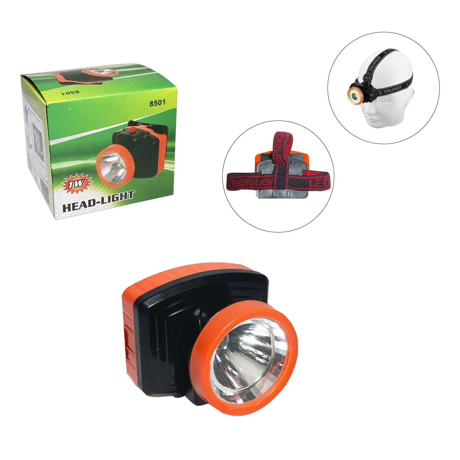 LINTERNA MINERA ECO (PILAS)