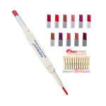 LABIAL 2 EN 1 EVER BEAUTY 7191E-A (DISP*72)